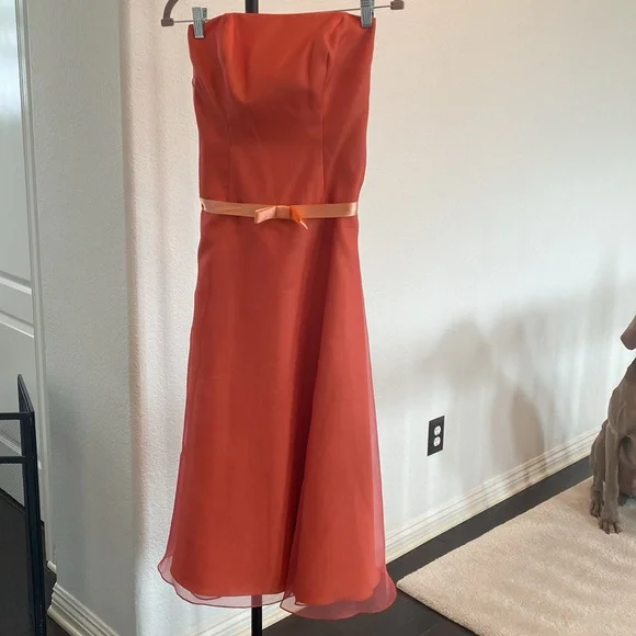 SOLD Bari Jay Strapless Dress NWT Size 8 - Picture 4 of 8